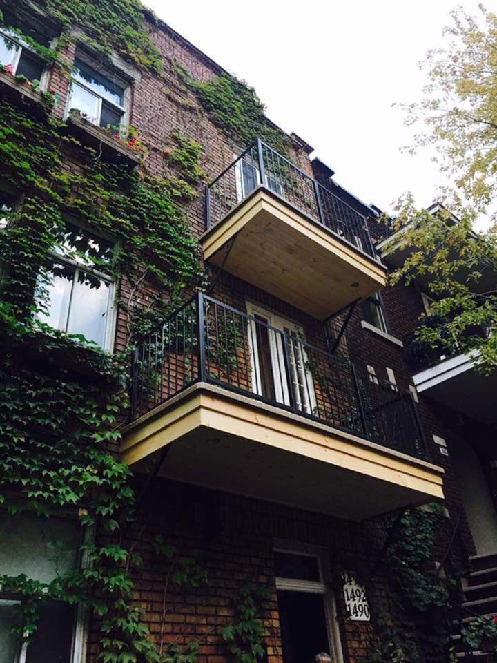 Conception de balcon Rive Sud