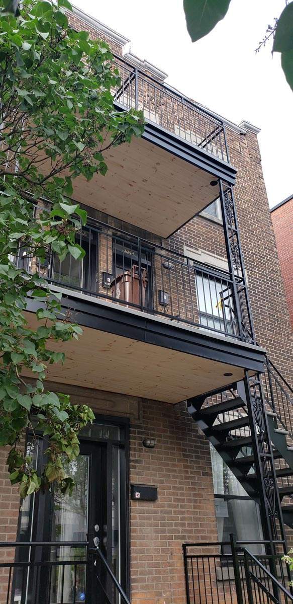 Conception de balcon Rive Sud