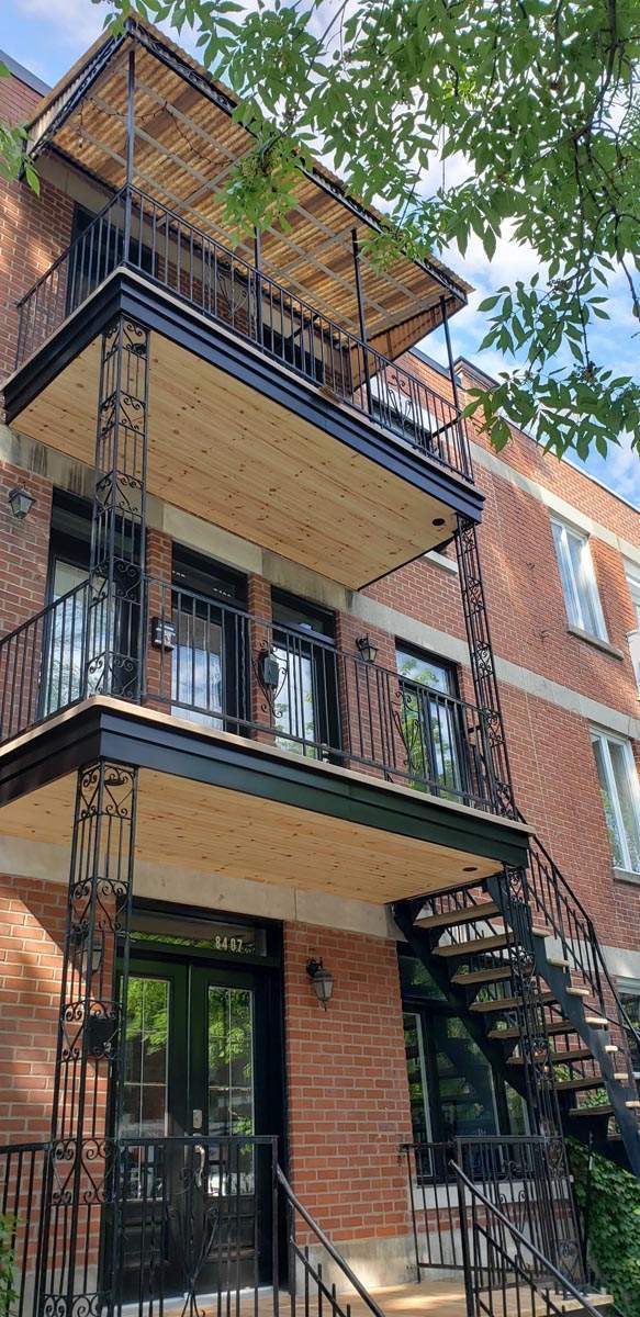 Conception de balcon Rive Sud