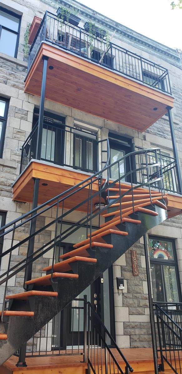 Fabrication de balcon sur la Rive Sud