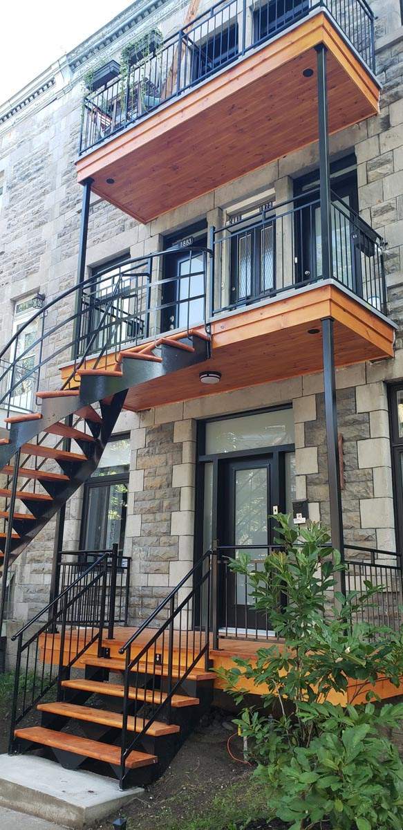Installation de balcon Rive Sud Montréal