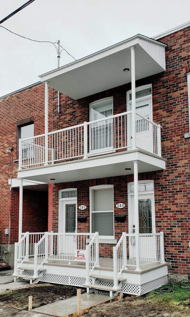 Installation de balcon Rive Sud Montréal