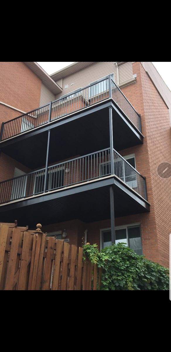 Installation de balcon Rive Sud Montréal