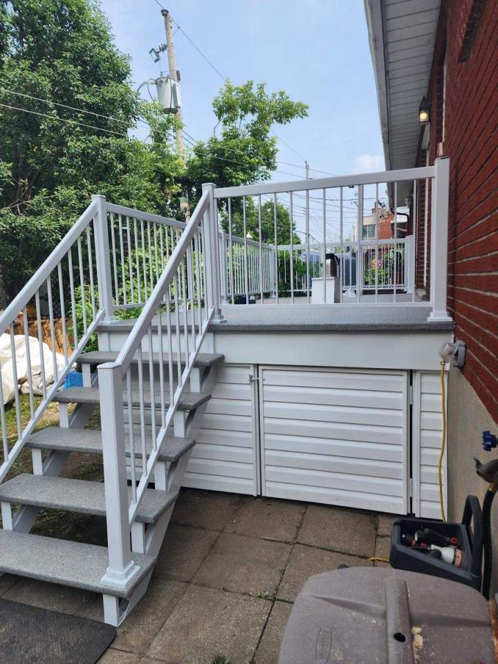 Réalisation de balcon en composite Rive Sud