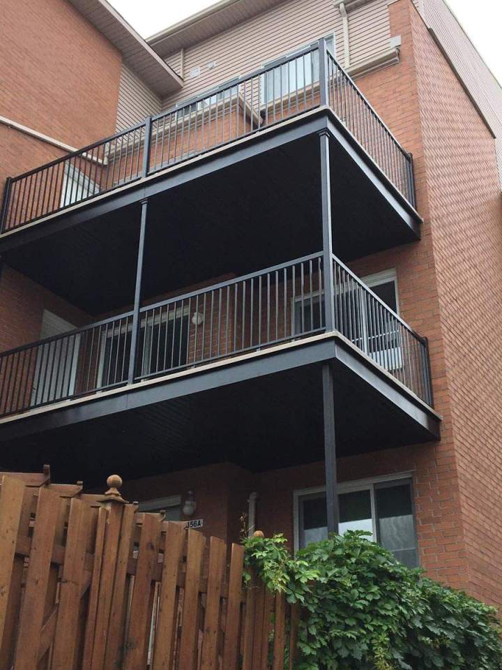 Réalisation de balcon en composite Rive Sud