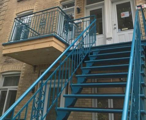 Escalier en acier Montréal